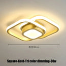 Ljojo LED Chandelier Indoor Ceiling Lamp White/Black Bedroom Living Room Lighting