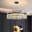 Ljojo Luxury Crystal Living Room Chandelier Modern Pendant Light Indoor Lighting