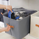 Ljojo™ Shoe Storage Box: Foldable Dust-proof Organizer for Wardrobe and Socks