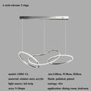 Modern Irregular Ring LED Pendant Light Chandelier - Ljojo