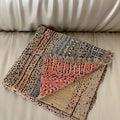 Ljojo 4-Layer Cotton Gauze Fringed Blanket for Spring & Summer