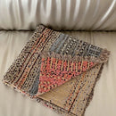 Ljojo 4-Layer Cotton Gauze Fringed Blanket for Spring & Summer