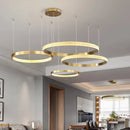 Modern Led Chandelier Pendant Light for Living Room, Ljojo Acrylic Indoor Lighting Fixture.