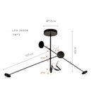 Ljojo Modern LED Chandeliers Minimalist Hanging Lamps Living Room Dining Lighting Fixtures