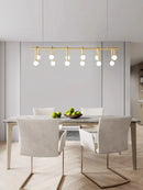G9 Italian Copper Glass Bubble Chandelier by Ljojo - Luxury Hanging Lamp for Living Room