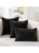 Chenille Throw Pillow Cover 30x50cm Velvet Luxury Cushions for Sofa Bed - Ljojo
