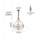 Large American Crystal Chandelier Chrome Pendent Lamp - Luxury Home Lighting by Ljojo