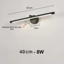 LED Wall Lamp with Touch Dimming Motion Sensor for Bathroom by Ljojo