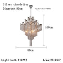 Italian Crystal Chandelier: Designer Luxury Pendant Light for Hotel Lobby by Ljojo