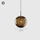 Nordic LED Pendant Lights Glass Stone Bubbles Chandeliers for Living Room by Ljojo