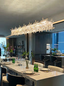 Ljojo European Luxury K9 Crystal Chandelier for Dining Room Decor