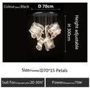 Ljojo Luxury Crystal Chandelier for Home Decor & Lighting in Dining Living Room