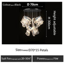 Ljojo Luxury Crystal Chandelier for Home Decor Dining Living Room