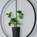 Aluminium Ring Wall Lamp 3000K White Black Sconce for Hotel Living Room Shop Bedroom