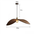 Walnut LED Pendant Lamp Modern Minimalist Dining Room Chandelier by Ljojo