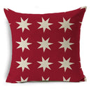 Geometric Linen Seat Cover 45x45cm for Home Decor - Ljojo