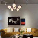 Nordic Glass Pendant Lamp Modern Chandelier for Bedroom Dining Room by Ljojo