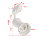 Ljojo Mini GU10 Track Lights for Ceiling Spotlighting and Accent Wall Art