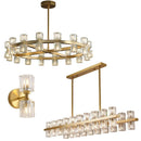 Vintage Living Room LED Pendant Light Crystal Lamp Brass/chromium/black Metal Dining Room Atmosphere Lighting by Ljojo