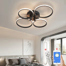 Ljojo LED Chandelier for Home Decor, Modern Ceiling Light for Living Room, Bedroom, Study