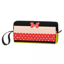 Ljojo Minnie Mouse Makeup Bag Cosmetic Pouch - Cute Cartoon Merch for Girl Woman