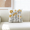 Embroidered Simple Pillowcase Cojines 45X45 for Living Room Bedroom Sofa Decor by Ljojo