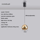 Modern Stretchable Led Pendant Lights Ljojo Living Room Chandelier Home Decor Hanging Lamp