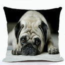 French Bulldog & Pug Dog Pillowcase by Ljojo - Decorative Animal Polyester Cushion Cover