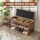 Ljojo™ 2-Tier Shoe Rack Bench, Modern Design, 550lbs Capacity