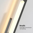 Ljojo LED Grille wall lamp strip, minimalist modern design for living room and bedroom