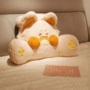 Ljojo Meow Cushion Bedhead Backrest Pillow - Large Bedroom Backrest Cushion