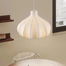 Japanese Pumpkin-Shaped Silk LED Pendant Lights | Wabi-sabi Home Decoration Chandeliers by Ljojo