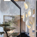 Ljojo Irregular Resin LED Hanging Lamp Wabi-sabi Nordic Creative Home Decoration LED