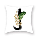Floral Alphabet Pillow Case by Ljojo: Home & Car Decorative Cushion Cover