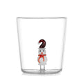 Ljojo 3D Christmas Glass Mug Cup - Snowflake Tree Snowman Design