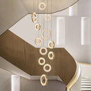 Ljojo LED Crystal Chandelier Ceiling Lamp for Modern Indoor Living Room Lighting