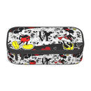 Ljojo Mickey Mouse Pencil Bag: High Capacity Makeup and Stationery Case