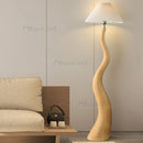 Modern Minimalist Pleated Floor Lamp Vertical Lighting by Ljojo - Indoor Standing Light for Bedroom and Study