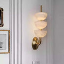 Ljojo Luxury Marble Copper Wall Lamp for Bedroom Living Room Dining Room