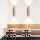 Travertine Sconce Light Hardwired With E27 Bulb for Bedroom Living Room by Ljojo