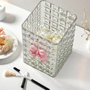 Ljojo Bow Cosmetic Brush Holder & Lipstick Organizer Desktop Stand