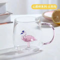 Ljojo 3D Animal Water Glass Tumbler Cup - Cute and Fun Design