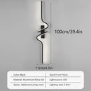 LED Wall Lamp Black 60/80/100cm Indoor Decoration For Bedroom Living Room Sofa - Ljojo