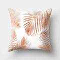 Golden Leaf Tropical Pillow Cover for Home Decor by Ljojo
