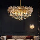 Ljojo Luxury Light Crystal Chandelier – Modern Minimalist Elegant Living Room Fixture