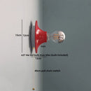 Ljojo LED Wall Light Mirror White Iron Bedside Wall Lamp