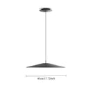 Ljojo Nordic Hat Flying Saucer LED Pendant Light Chandelier for Restaurant Home Decoration