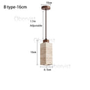Ljojo Huangdong Stone Wabiji Style Bedside Chandelier for Home Decor and Hospitality Settings