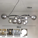 Modern Glass Chandeliers | LED Pendant Lights for Living Room | Ljojo Lighting
