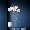 Ljojo Modern Round Metal LED Pendant Light | Nordic Stylish Home Decoration Chandeliers